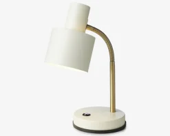 Bordlampe Vogue creme H.31 cm