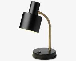 Bordlampe Vogue sort H.31 cm