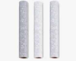 Bordløber sølv ass 500x30 cm