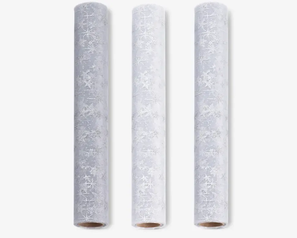 Bordløber sølv ass 500x30 cm