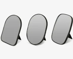 Bordspejl Sort H.22 x B.16 cm