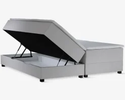 Boxmadras med magasin 180 x 200 cm beige