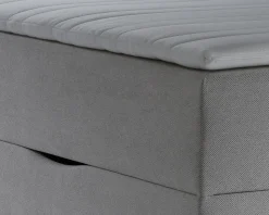 Boxmadras med magasin 90 x 200 cm beige