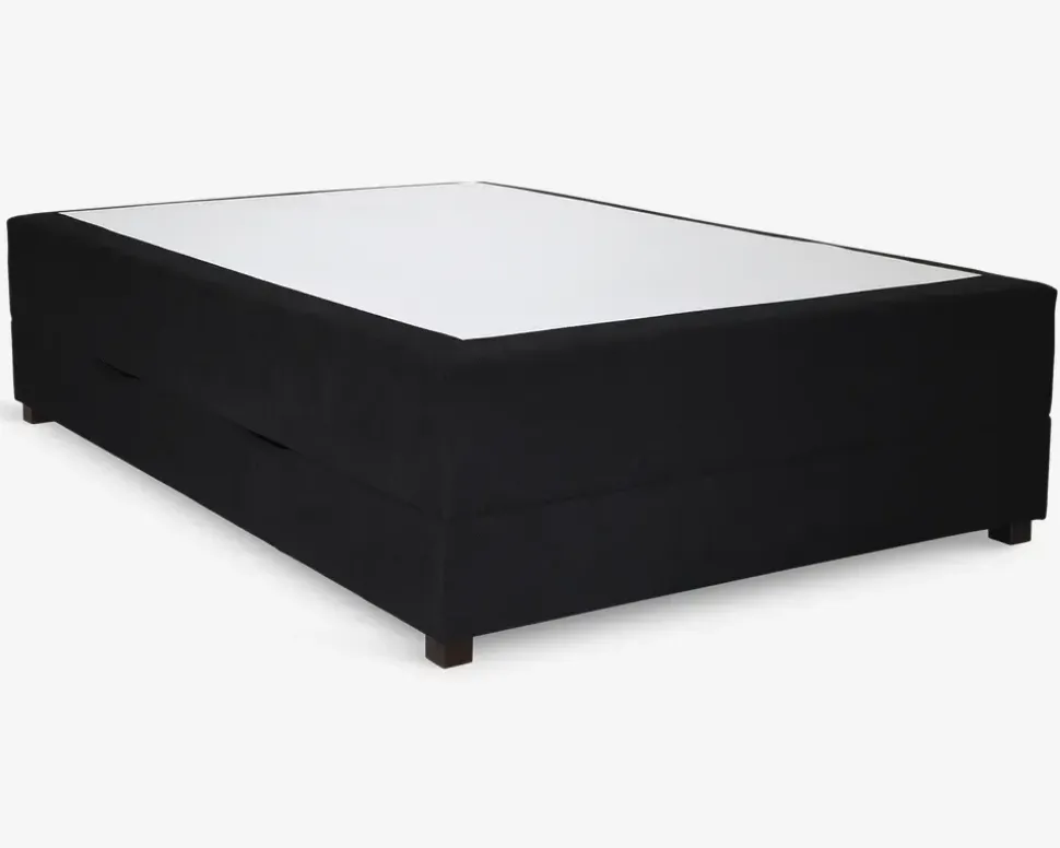 Boxmadras med magasin 140 x 200 cm sort