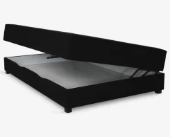 Boxmadras med magasin 140 x 200 cm sort