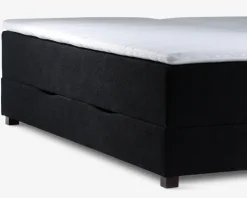 Boxmadras med magasin 180 x 200 cm sort