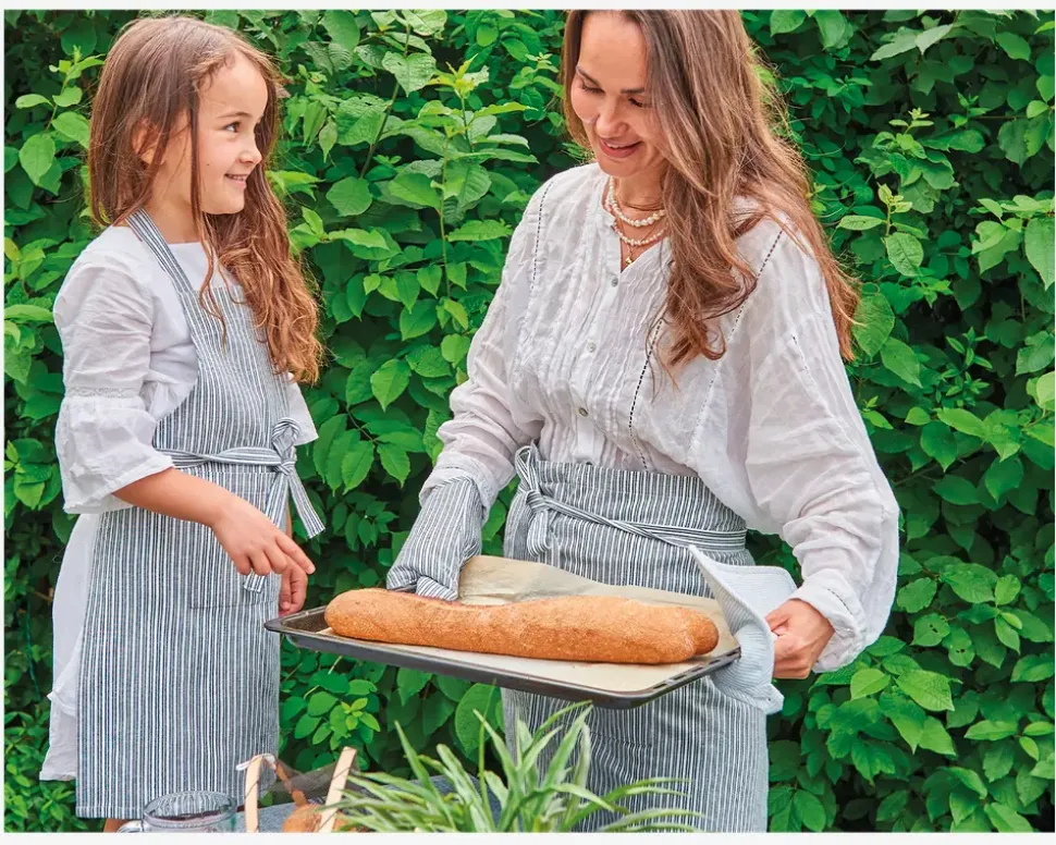 Børneforklæde med lomme 45x60 cm