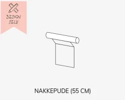 Choise Living Nakkepude 55 cm Stofgr. 1