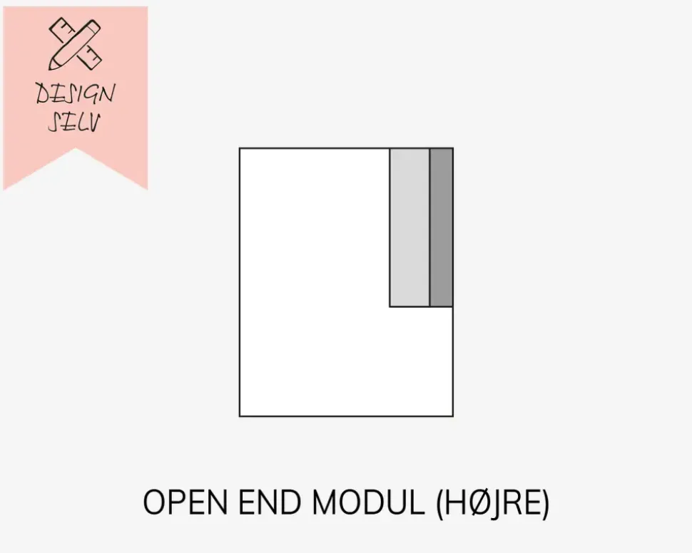 Choise Living Open End Højre Stofgr. 1
