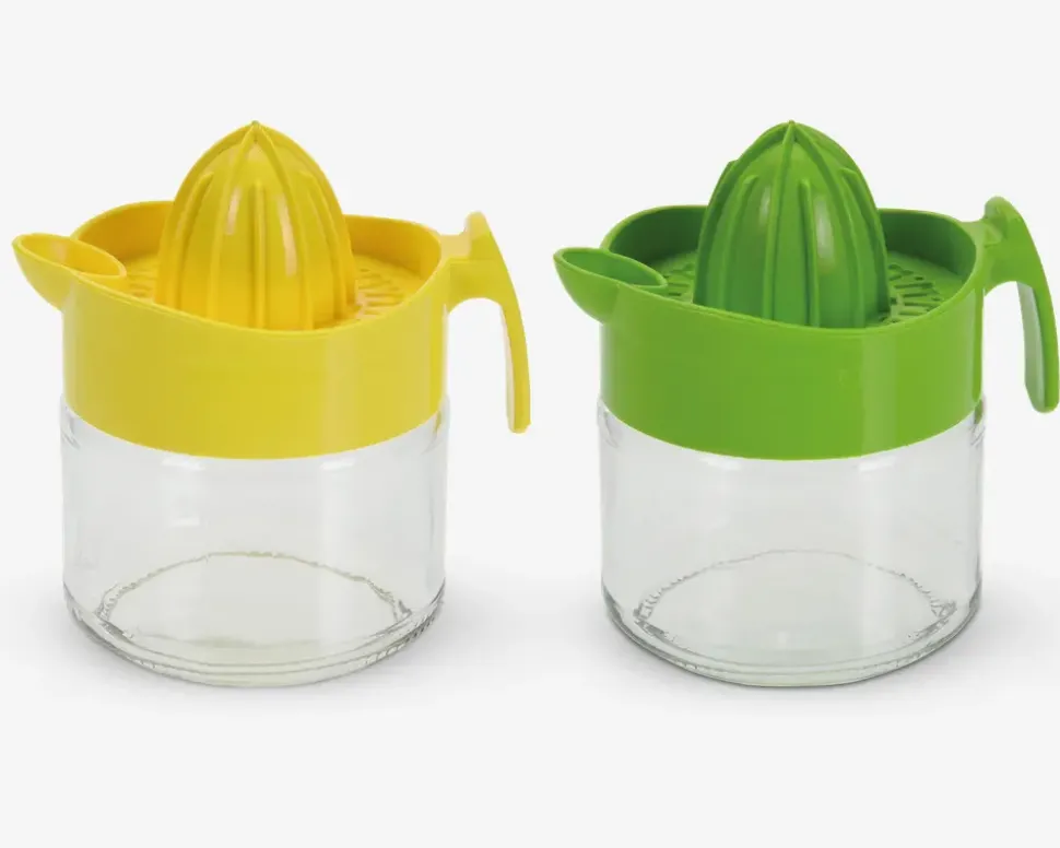 Citronpresser plast/glas assorteret