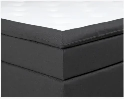 Continentalseng grå 180 x 200 cm