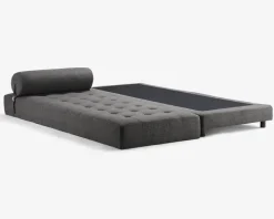 Daybed Eva grå møbelstof