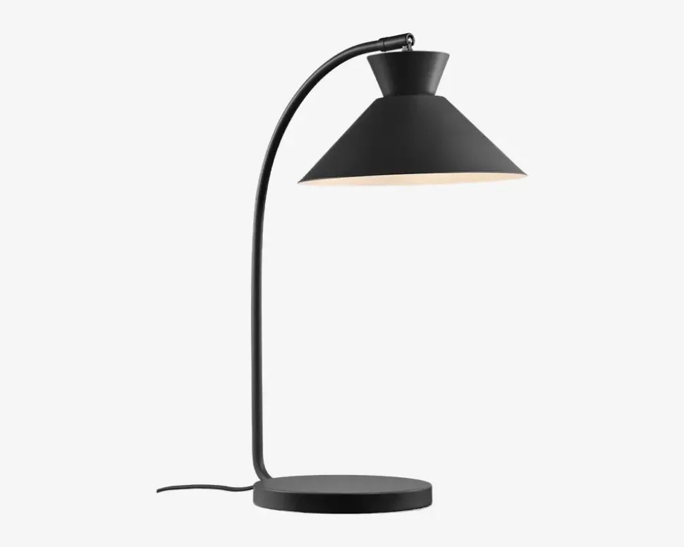 Dial Bordlampe Sort H.51 cm