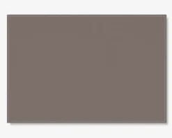 Dækkeserviet grå pu 45x30 cm