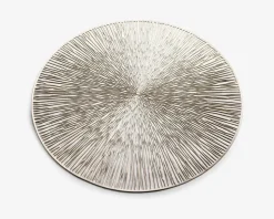 Dækkeserviet guld sol Ø.38 cm