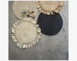 Dækkeserviet papir natur Ø.42 cm