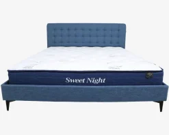 Dobbeltseng i blå 180 x 200 cm