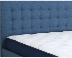 Dobbeltseng i blå 180 x 200 cm