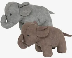 Dørstopper Elefant Grå/Brun Ass.