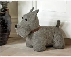 Dørstopper huns grå 25x15x20 cm