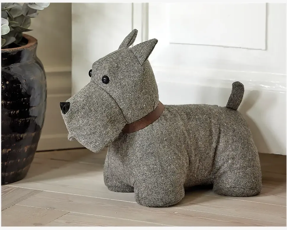 Dørstopper huns grå 25x15x20 cm