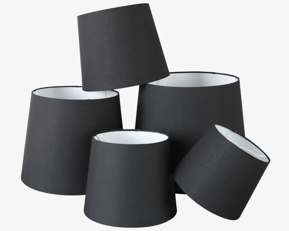 Drum Skærm H. 16 cm Sort