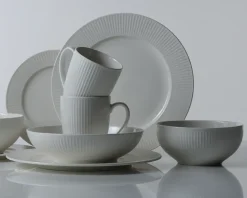 Dyb tallerken New bone Ø.20 cm