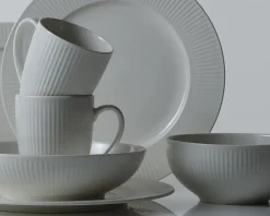 Dyb tallerken New bone Ø.20 cm