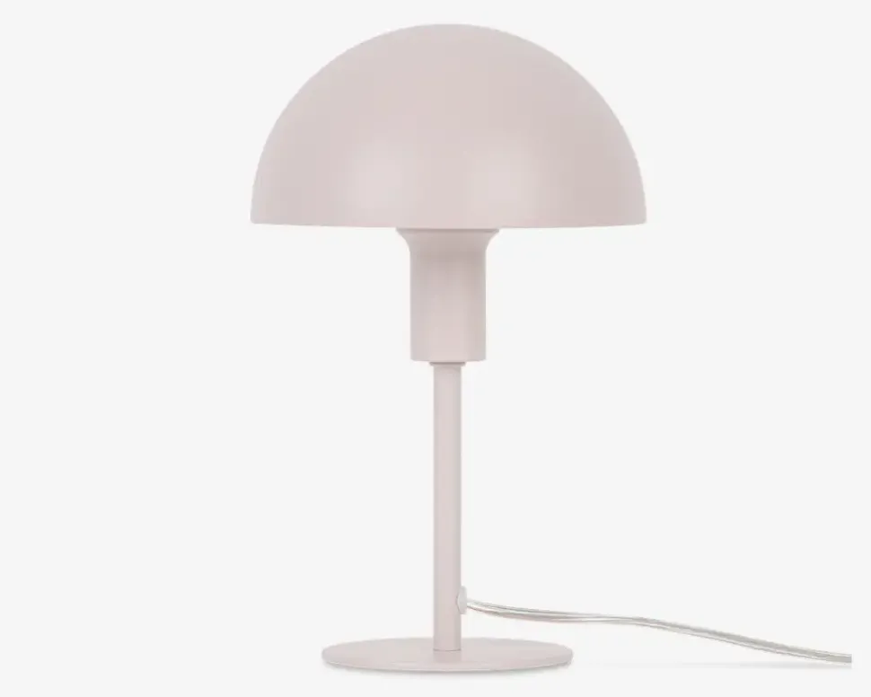 Ellen mini bordlampe støvet rosa H.25 cm