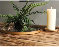 Fad deko antique metal Ø.13 cm