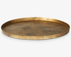 Fad Metal Guld Ø.43 H.2 cm