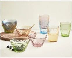 Farvede Glas Mosaic 4pk 34cl