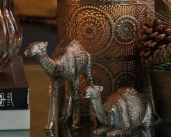 Figur dromedar champagne 16x12x4 cm