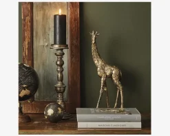 Figur Giraf på fod 17x46 cm