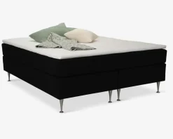 Forli Continentalseng 180 x 200 cm sort