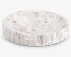 Frugtskål marmor burn Ø.30 cm