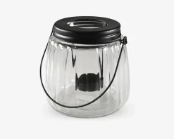 Fyrfadsstage med hank klar H.12 cm