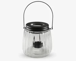 Fyrfadsstage med hank klar H.12 cm