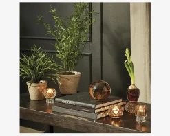 Fyrfadsstage rose Ø.8 cm