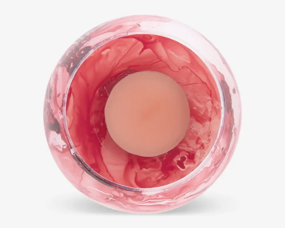 Fyrfadsstage votive blended small rød Ø.8 cm