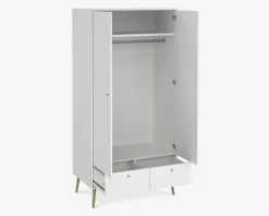 Garderobeskab Bodo hvid