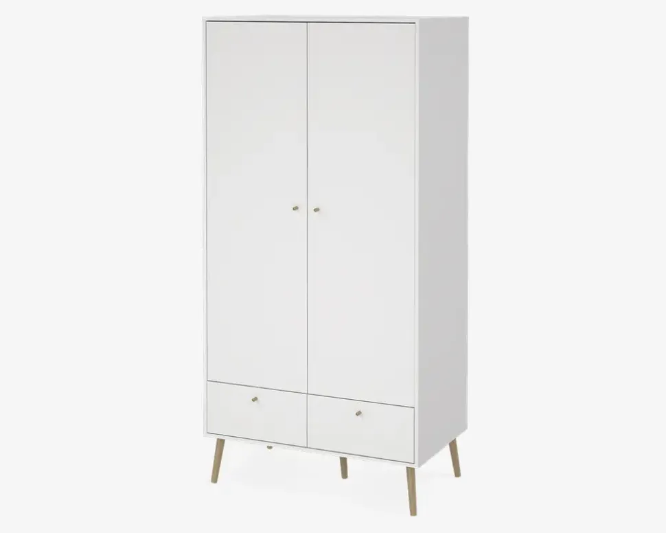 Garderobeskab Bodo hvid