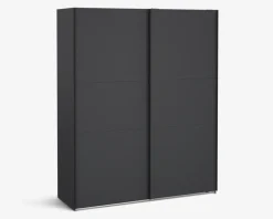 Garderobeskab Case grå B. 179 x H. 221 cm