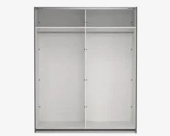 Garderobeskab Case grå B. 179 x H. 221 cm