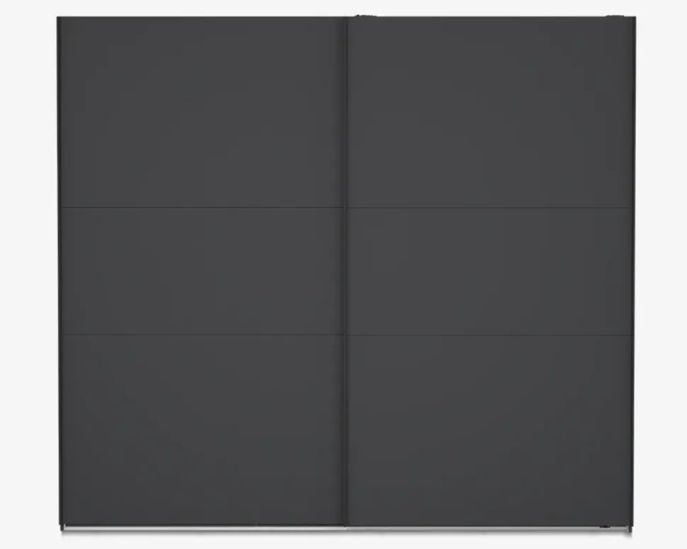 Garderobeskab Case grå B. 244 x H. 221 cm