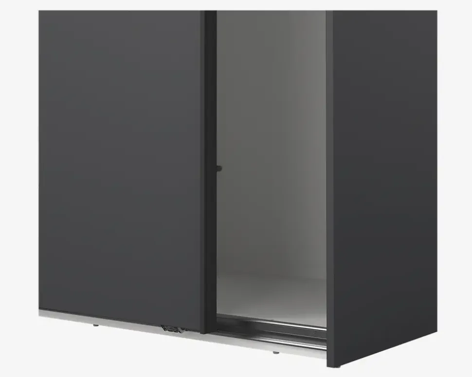 Garderobeskab Case grå B. 244 x H. 221 cm