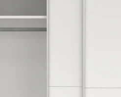 Garderobeskab Case hvid B. 179 x H. 221 cm