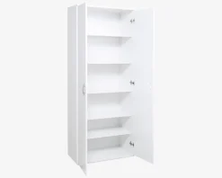 Garderobeskab m. 2 låger