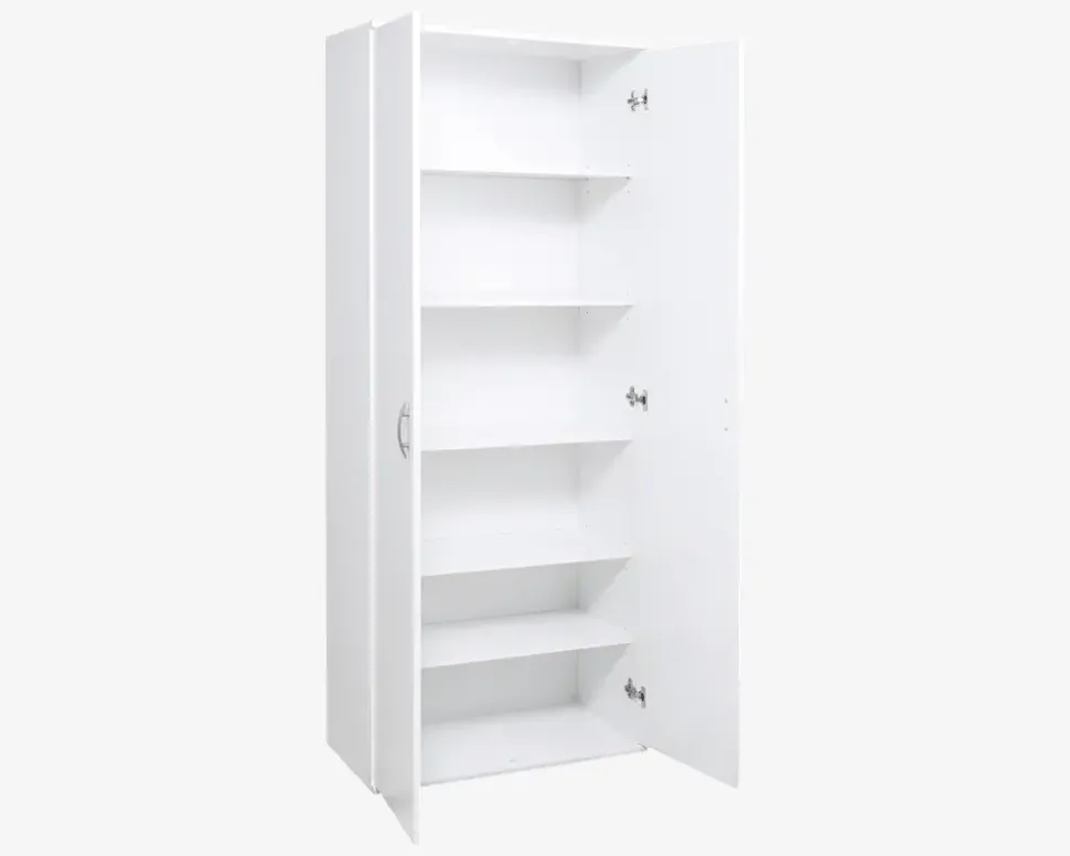 Garderobeskab m. 2 låger