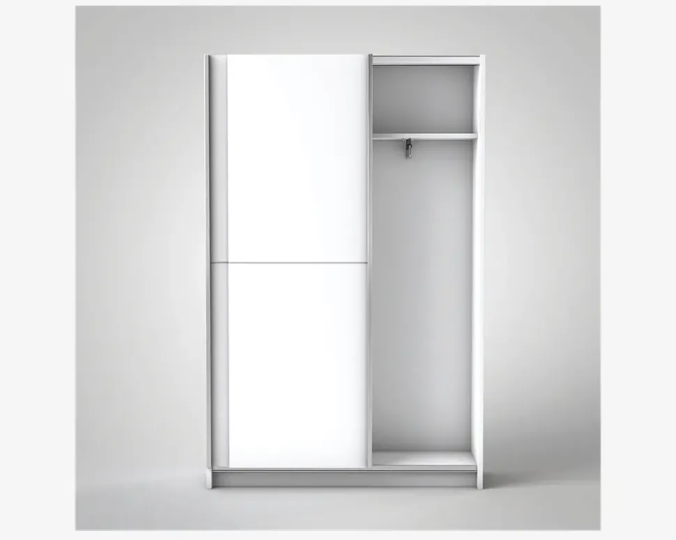 Garderobeskab m. 2 skydedøre